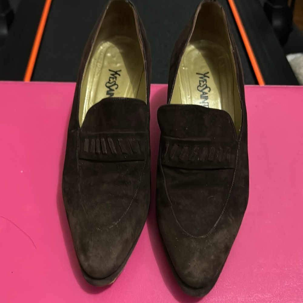 Yves Saint Laurent Suede Pumps Size 6 1/2